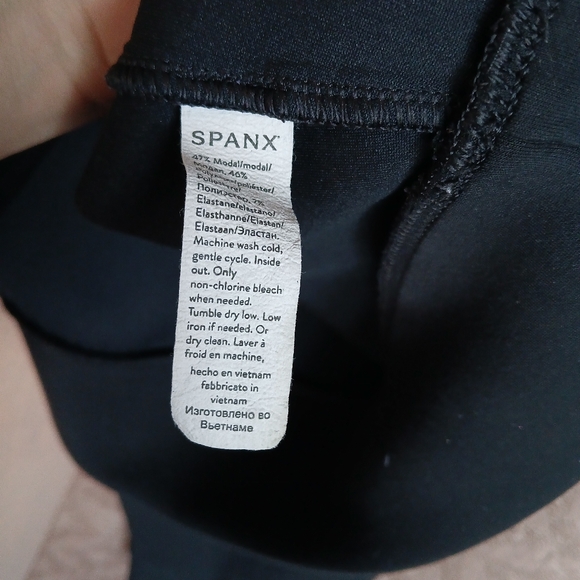 💎 Spanx Women's Top Cotton Fleece Crewneck Tunic #0351 - Picture 5 of 10